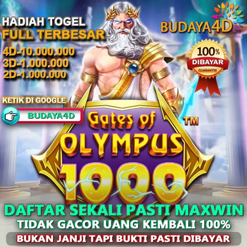 BUDAYA4D: Link Judi Online Tergacor Situs Toto Slot Gacor Hari Ini Maxwin